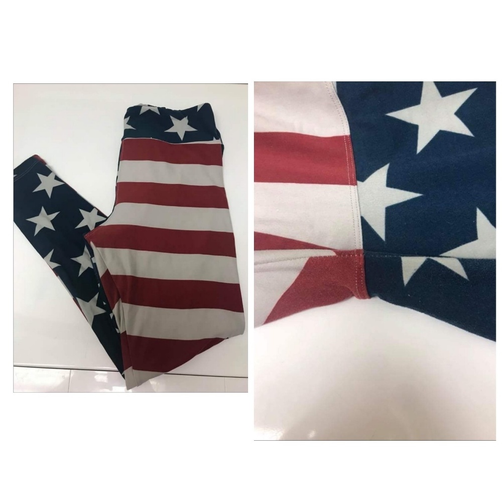 Lularoe TC America flag leggings